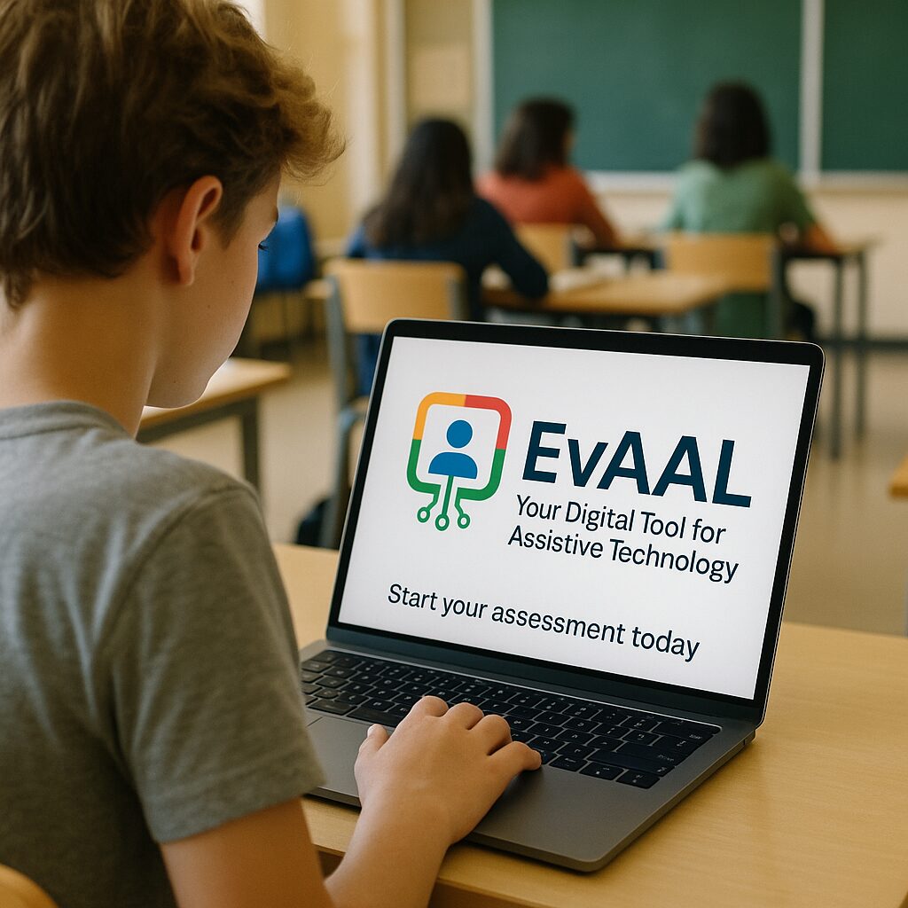 Students learning with assistive technology